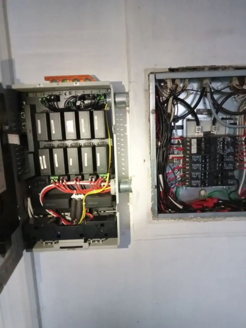 Electrical panel upgrade completed for Security Camera Wiring in San Jacinto